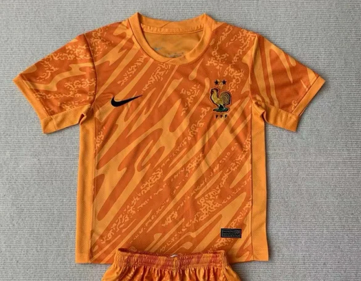 AAA Quality France 2024 GK Orange Soccer Jersey